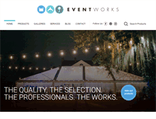 Tablet Screenshot of eventworksrentals.com